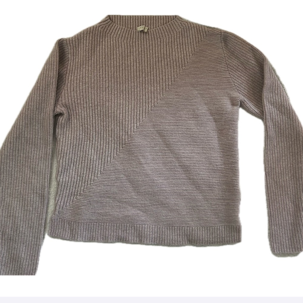 Poetry Lavender Ribbed Sweater